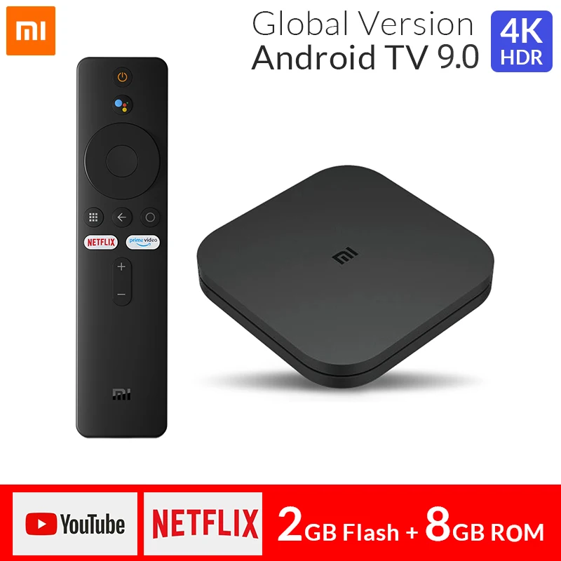 Глобальная версия Оригинальный Xiaomi Mi TV Box S 4K со сверхвысоким разрешением Ultra HD