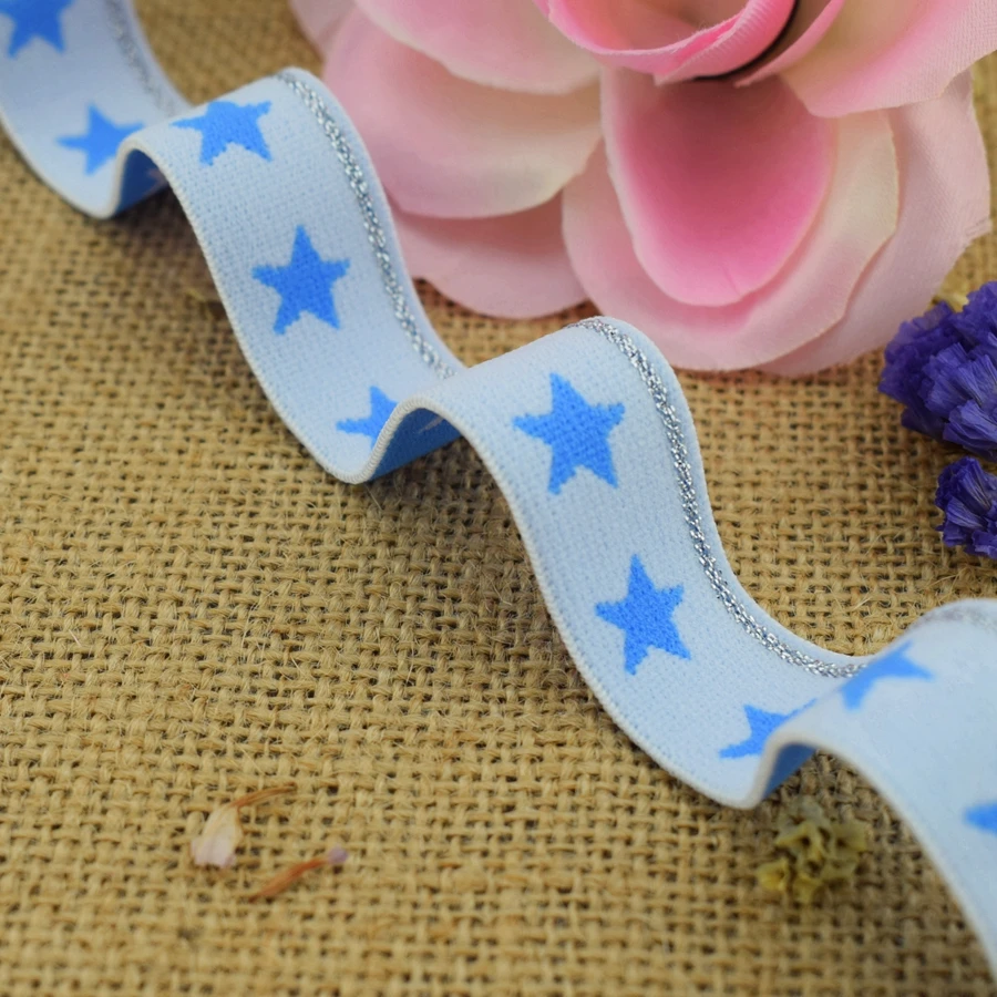 Жаккардовые эластичные ленты #343 одежда детская лента для волос кружевная