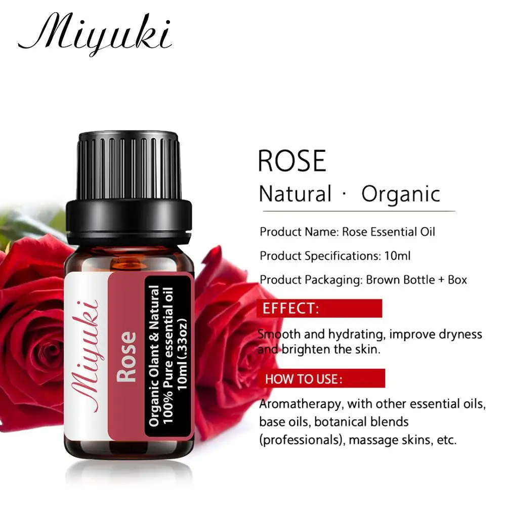 10 мл чистое растительное эфирное масло для ароматической ароматерапии диффузоры