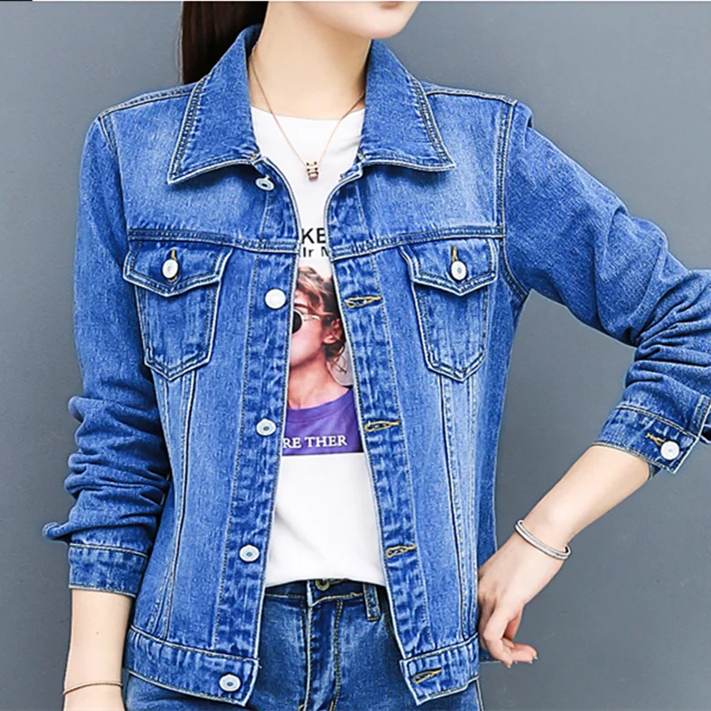 

2021 New Autumn Wear Long Sleeve Female Slim Short Jacket Coat