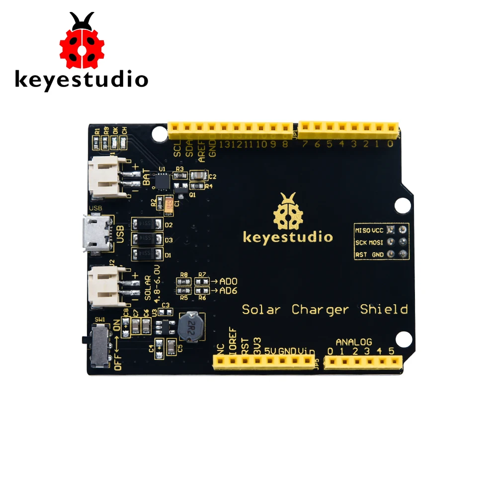 Солнечное зарядное устройство Keyestudio для солнечной панели Arduino|Интегральные