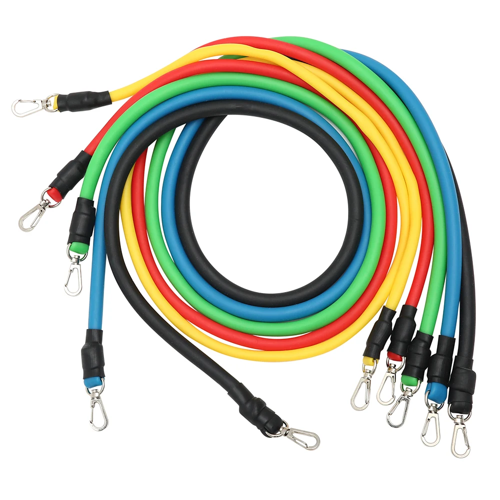 12 шт./компл. веревка для фитнеса 8 формы эластичные резиновые петли оборудование