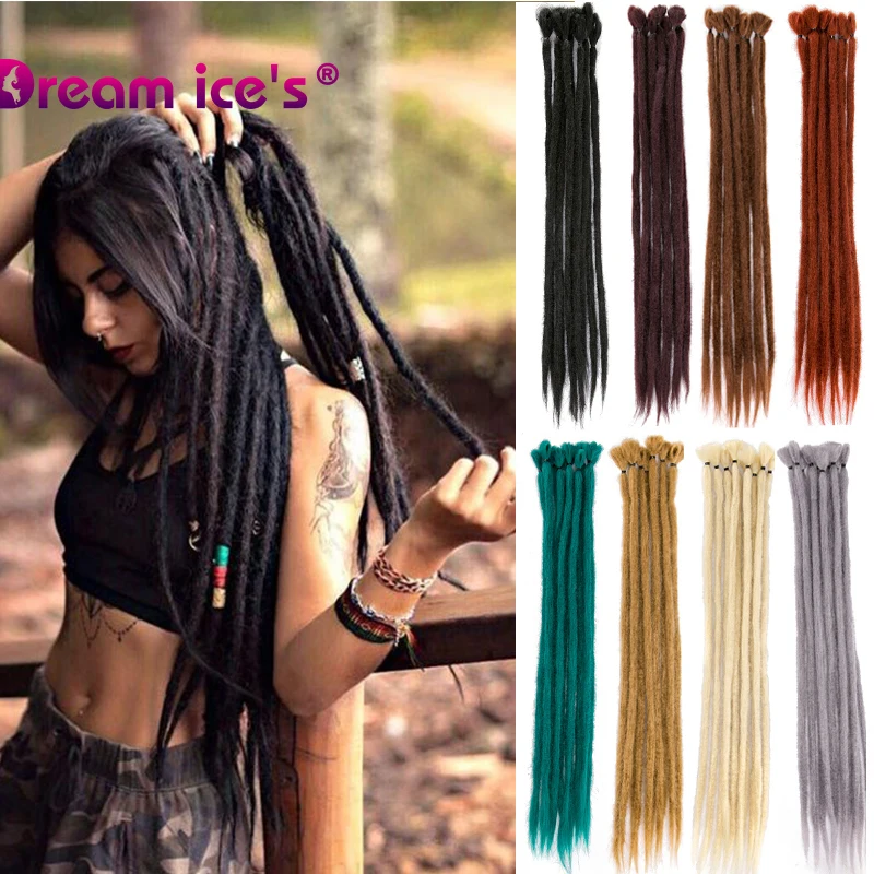 Искусственные дреды для наращивания волос искусственные пряди плетения волос| |