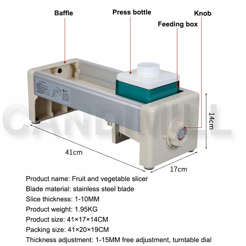 CANDIMILL ручная нарезка для фруктов и лимона овощерезка круглая терки кухонный