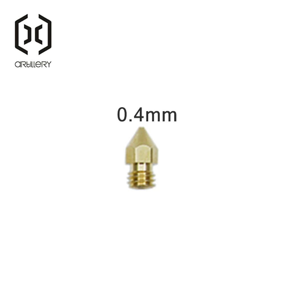 Сопло для 3D-принтера Artillery Hornet 10 шт./0 2/0 3/0 4/0 5/0 6 мм MK8 подходит наполнителя 1 75 -