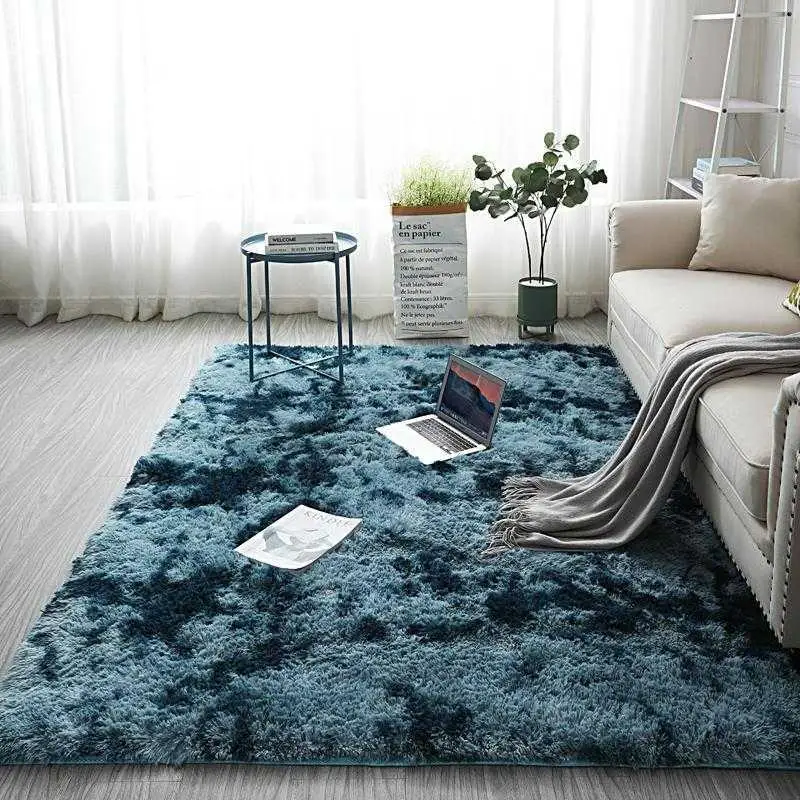 

Nordic carpet living room coffee table rug bedroom plush floor mat tatami bay window rug kid crawling rug kitchen non-slip mat