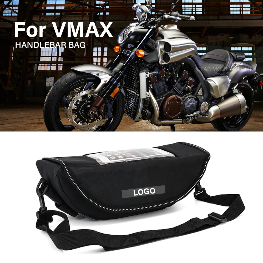 

Motorcycle Accessories Storage Handlebar bag For YAMAHA VMAX V MAX vmax Waterproof Bag Travel Tool bag