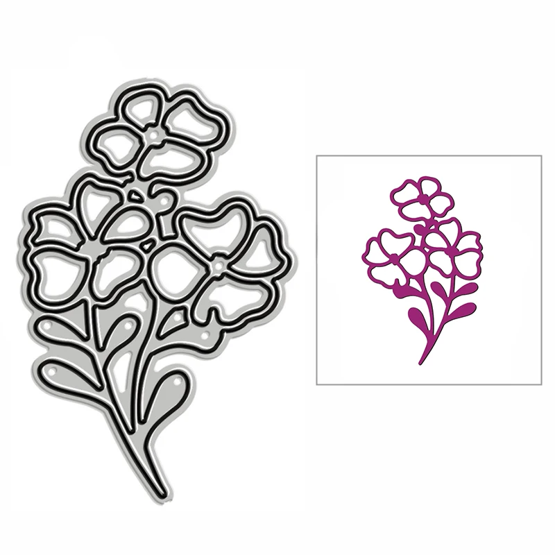 

Новинка DIY букет на День Благодарения ремесло тиснение 2021 металлические Вырубные штампы для изготовления альбомов открыток и скрапбукинга ...