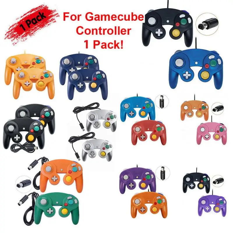

2021 New For Gamecube Controller USB Wired Handheld Joystick For Nintend For NGC GC Controle For Computer PC Gamepad Hot