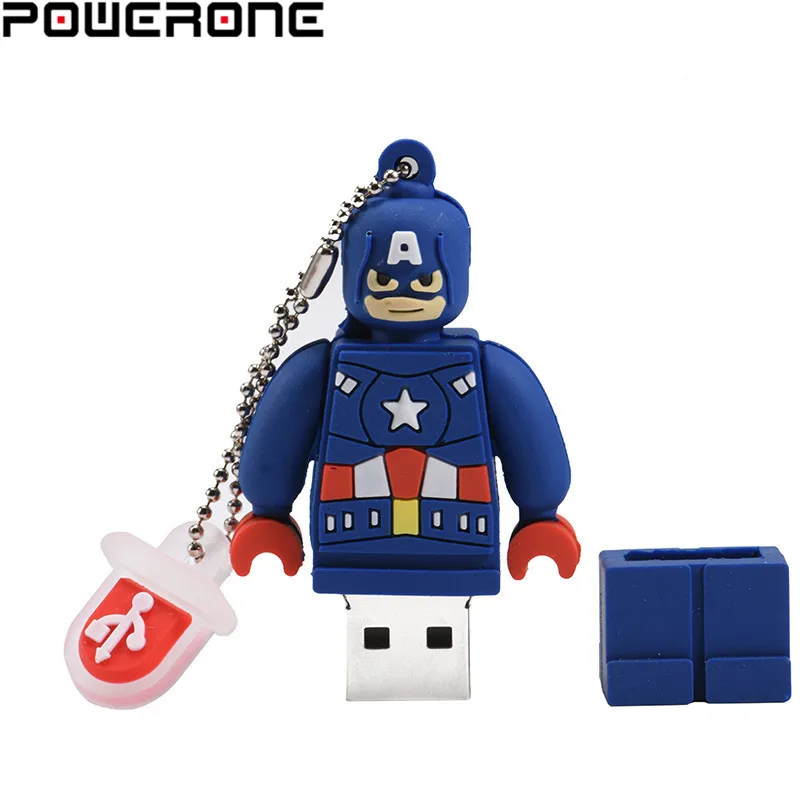 POWERONE продвижение лего супергерой usb флэш-накопитель 2 0 64 Гб карта памяти Флеш