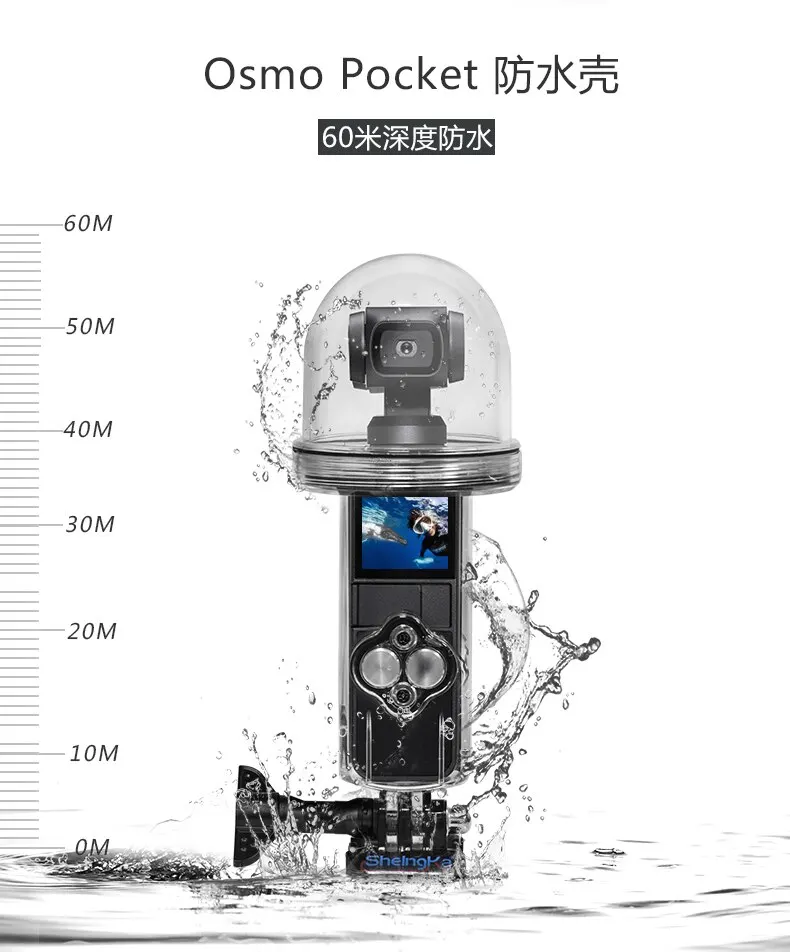 Osmo Карманный водонепроницаемый чехол для DJI Osmo Карманный корпус 60 м глубокий