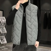 heduo l 8xl new plus size down cotton vest men loose large size add fat warm mens winter jacket tide