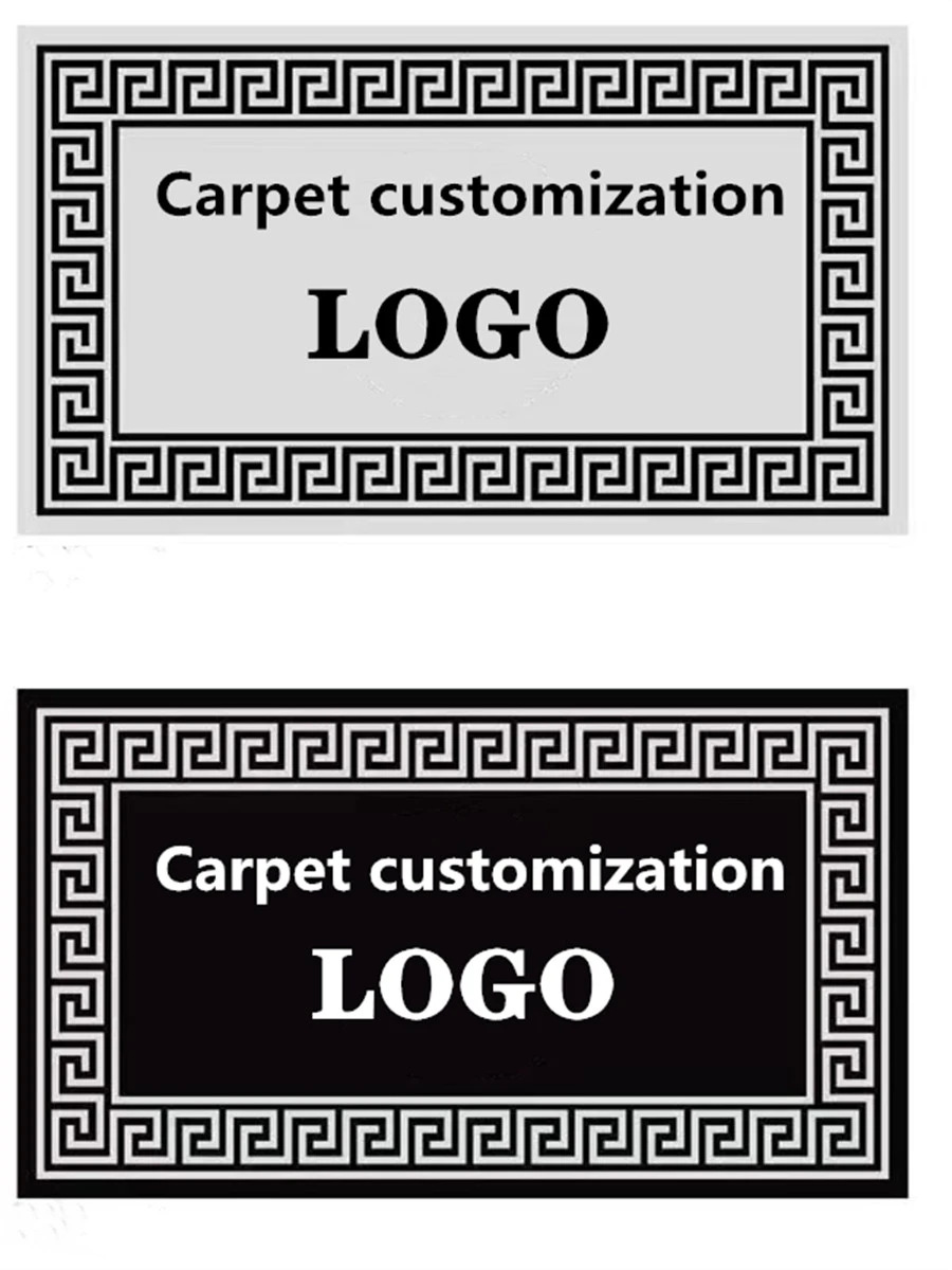 Европейский и американский акриловый V образный брендовый ковер индивидуальный