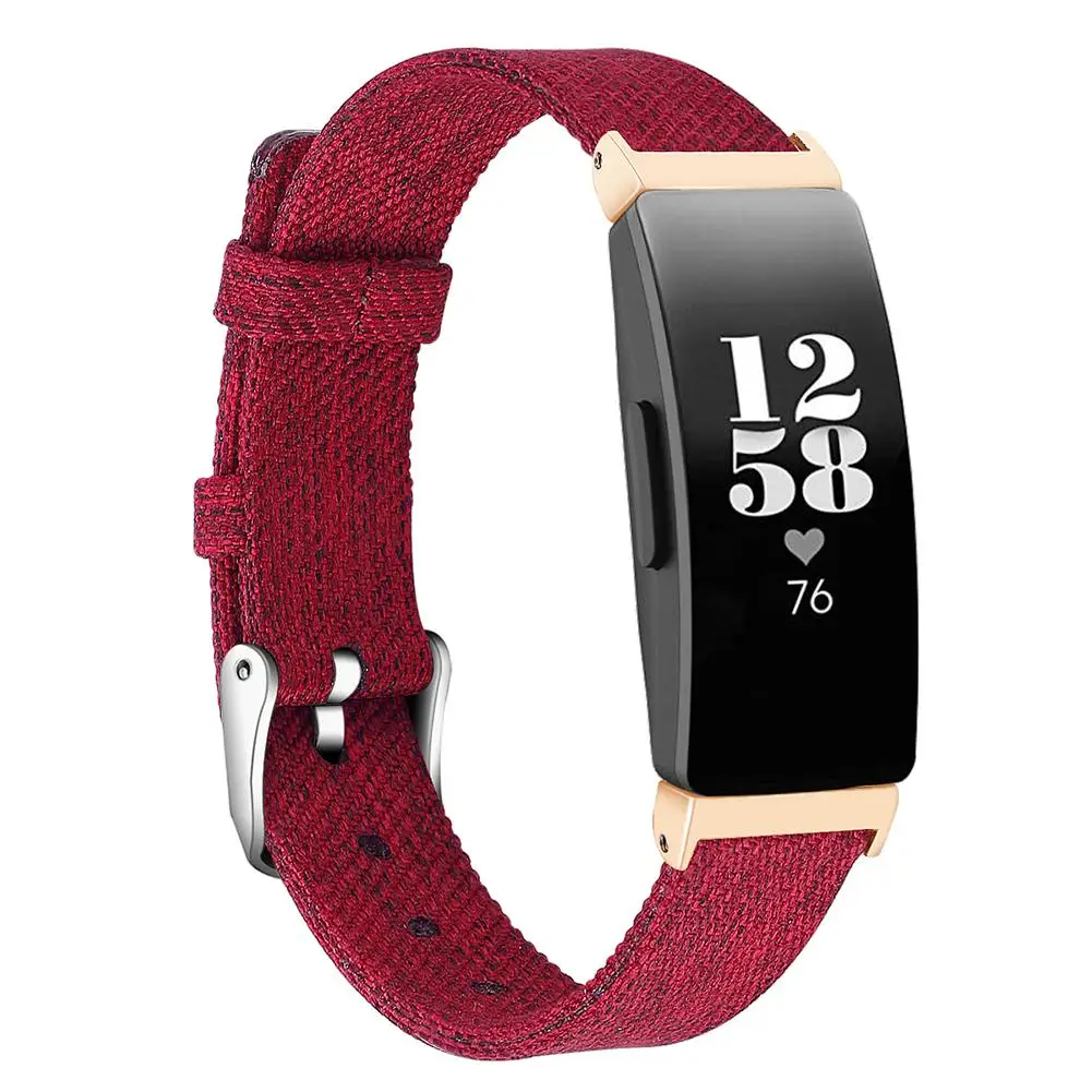 Сменный Браслет для Fitbit Inspire HR фитнес-трекер классический мужской ремень с металлическим разъемом