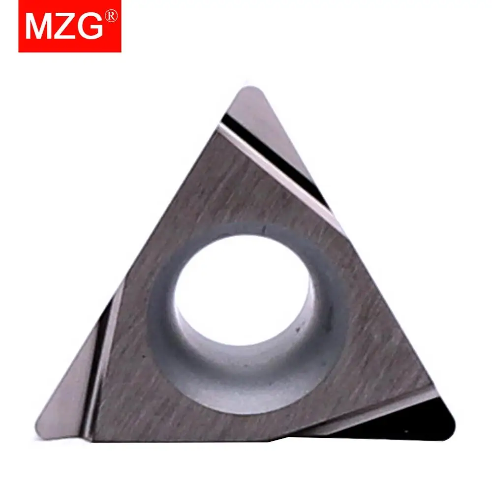 MZG-cortador CNC de acero medio y fino, piezas de carburo de tungsteno con buen acabado, TCGT 1102, 02L, ZN90, 10 Uds.