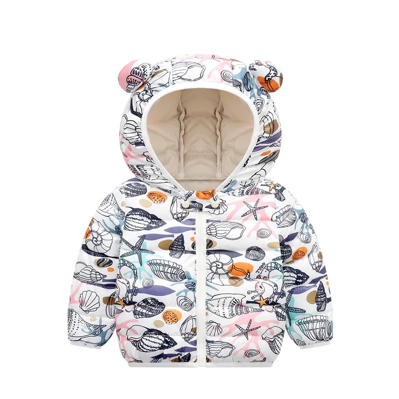 

Children's Clothing Autumn And Winter New Fashion Cartoon Children's Outwear Baby Down Coat Boy Coats Short Jacket For Girls