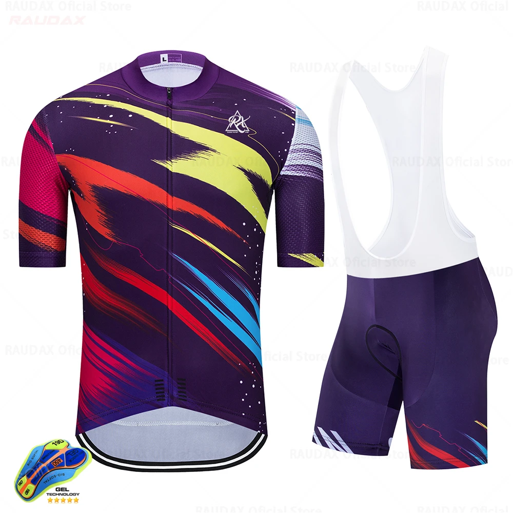 

Мужская одежда для велоспорта RCC RX 2020, летняя одежда для велоспорта с коротким рукавом, комплект велосипедных шорт для триатлона, комплект в...