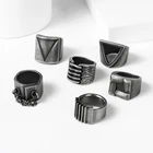 Мужское кольцо с треугольным викингом, из нержавеющей стали, винтажное классическое обручальное кольцо для парня на Рождество 2020, подарок sr067