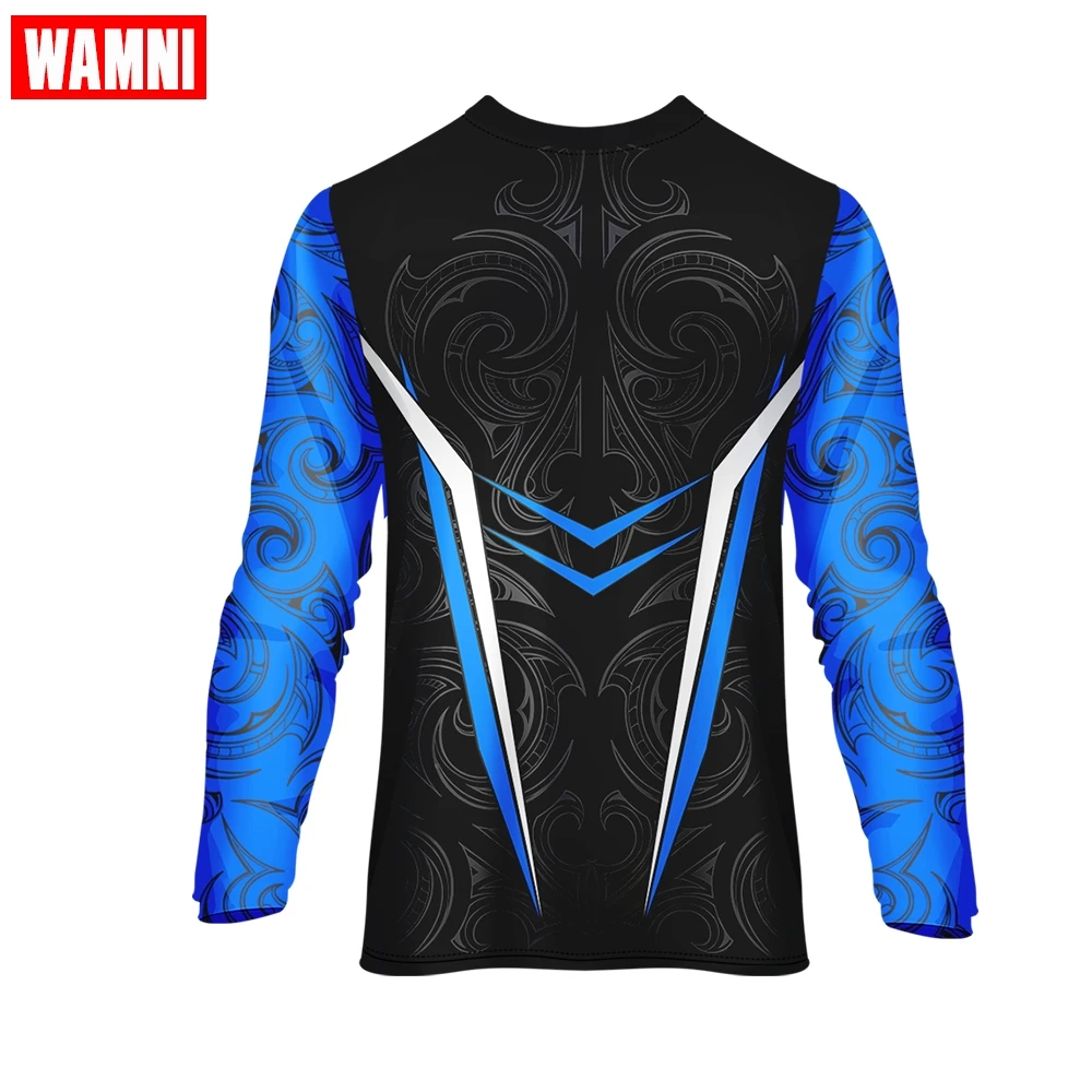 Спортивная тонкая футболка WAMNI с V-образным вырезом и длинным рукавом реглан