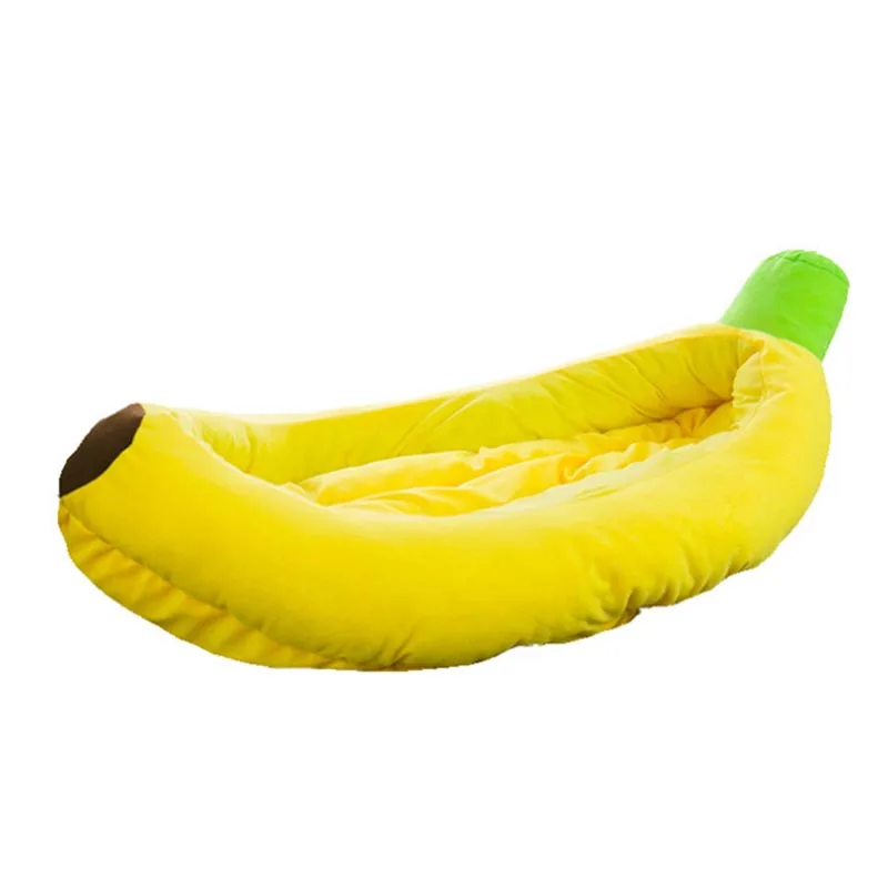 

Dog Bed Banana Cute Soft Pet Bed for Dogs Cats Beds Sofa Warm Nest Creative Detachable Cats House All Seasons Suit