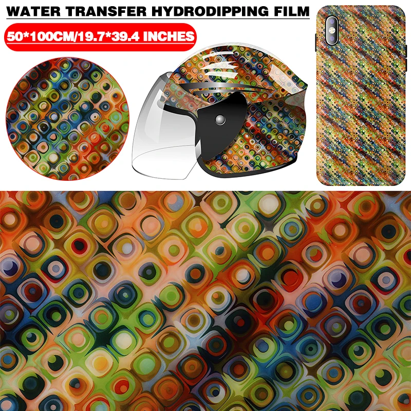 Зеленая переносная пленка PVA гидрографическая для печати воды гидропокраска