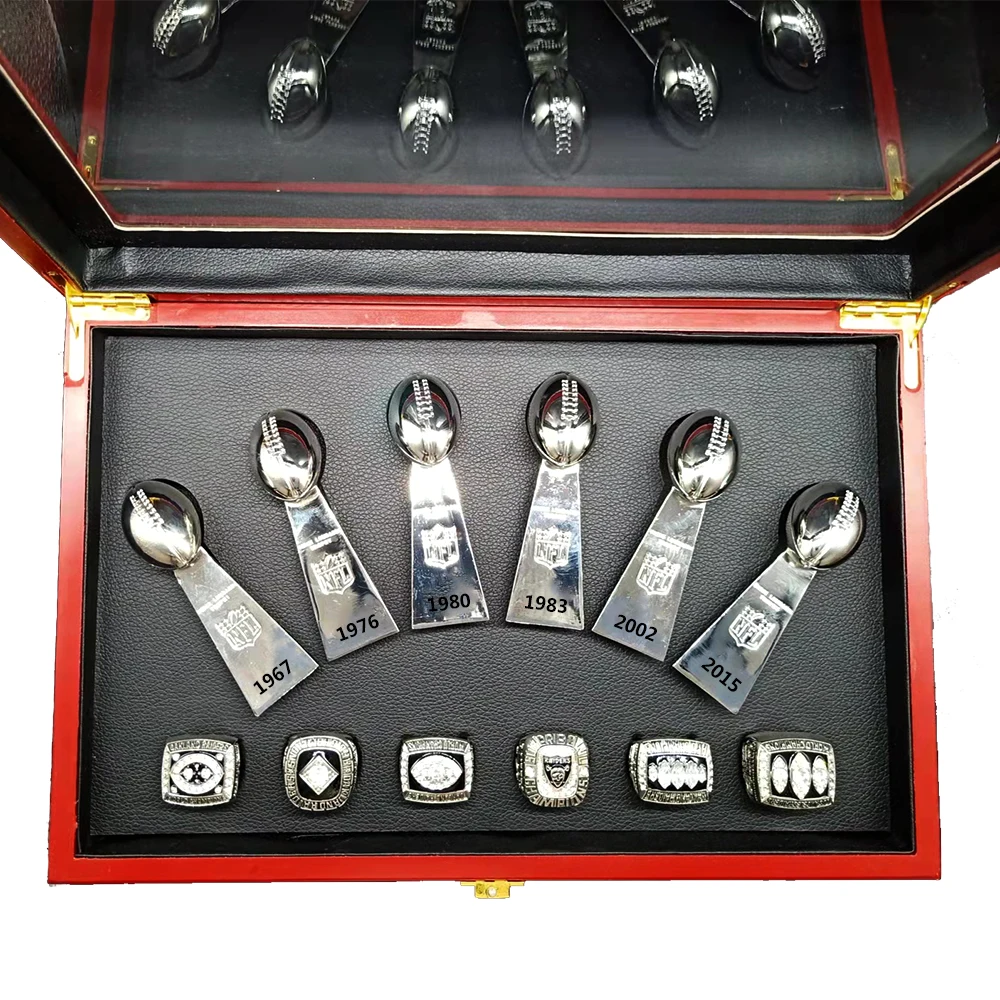 

2021, серия регби, Кольцо чемпионата Окленда, индивидуальный набор трофеев для футбольного чемпионата, деревянная коробка, сувенир, бесплатна...