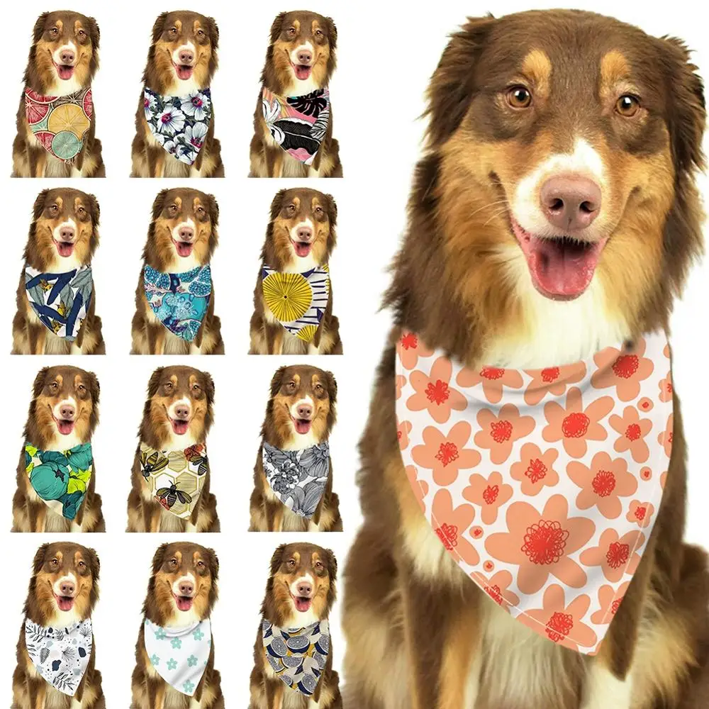 Бандана ошейник для домашних животных собак кошек мягкий шейный платок