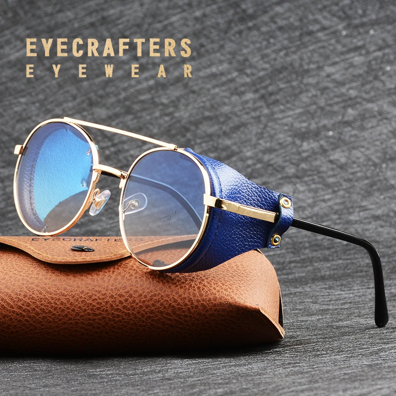 Женские металлические градиентные 2020 мужские готические очки в стиле стимпанк