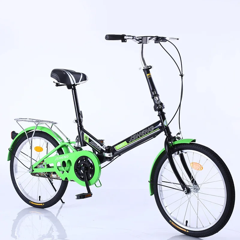 Складной Односкоростной велосипед для взрослых и студентов портативный