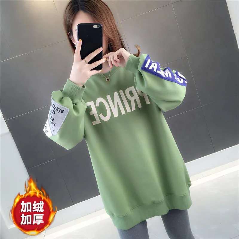 

Женский бархатный свитер из хлопка, свободный осенне-зимний свитер