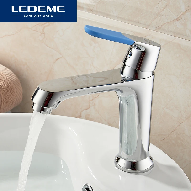 LEDEME Faucet L1053 Смеситель для умывальника Латунь Цвет: Хром|Смесители бассейна| |