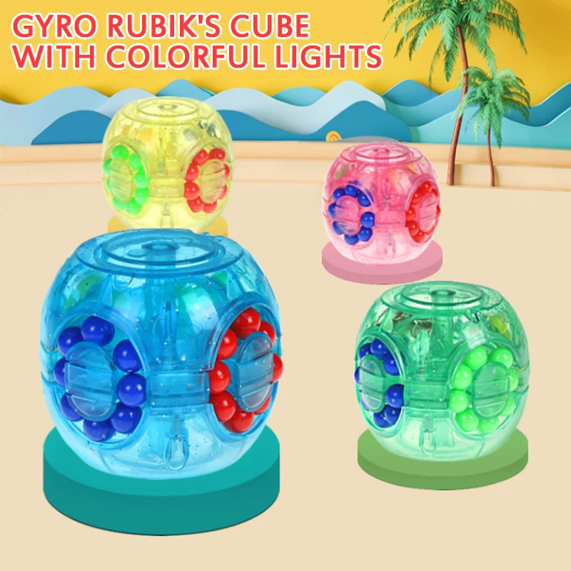 Светящаяся игрушка для пальцев с вращающимся верхом и гамбургерами Веселая игра