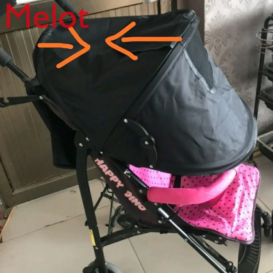 

High-End Luxury Baby Stroller Canopy Parasol Bike Shed Parts Sun Shade Rattan Car Awning Stroller Accessories