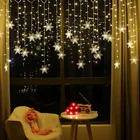 Светодиодные Рождественские огни, Рождественское украшение для дома, сказочные огни для помещений, фонари на Новый год и Рождество с европейской вилкой