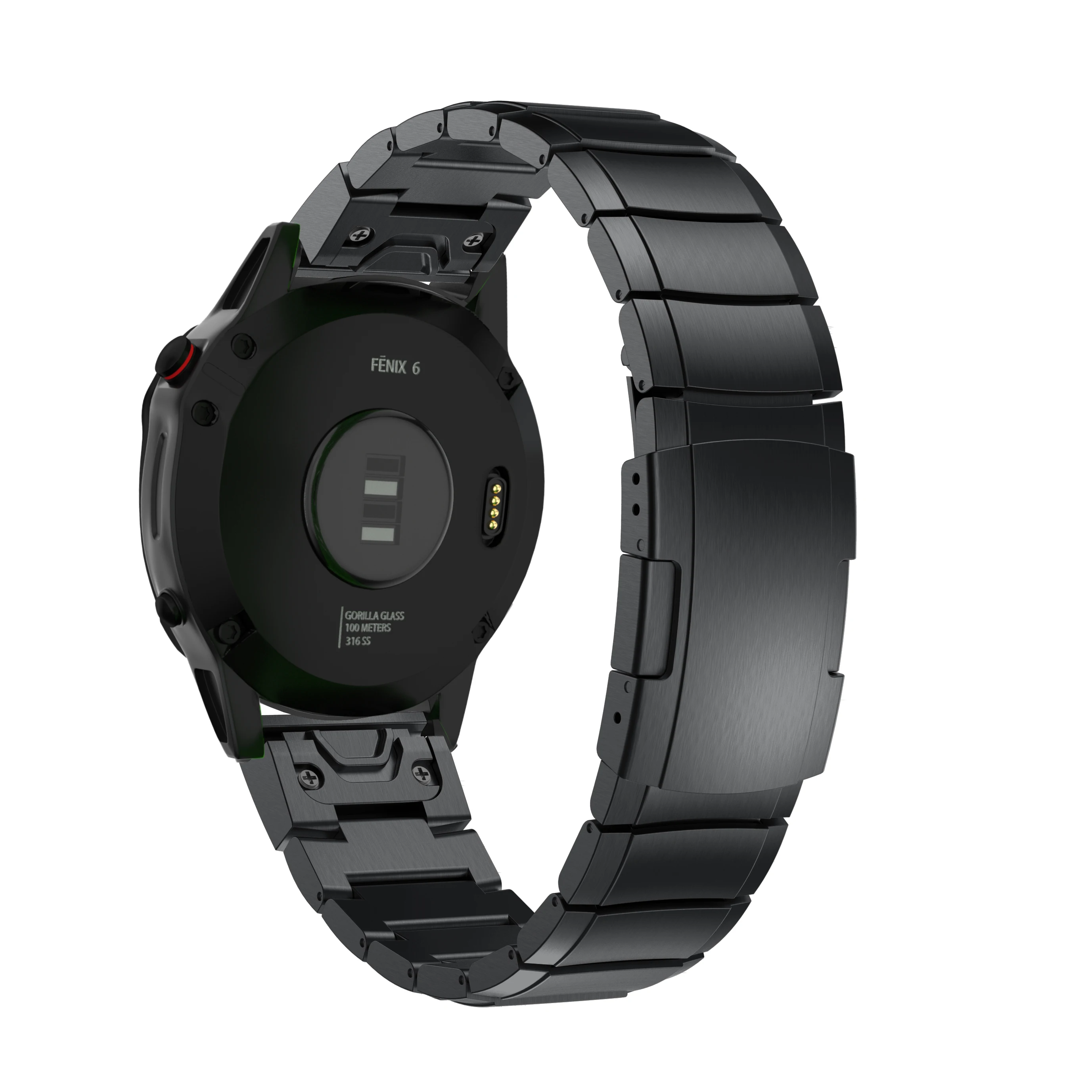 Нержавеющая сталь ремешка для часов Garmin Fenix 6/6Pro/5/5 Plus/Forerunner 935 945 ремень ремешок 22