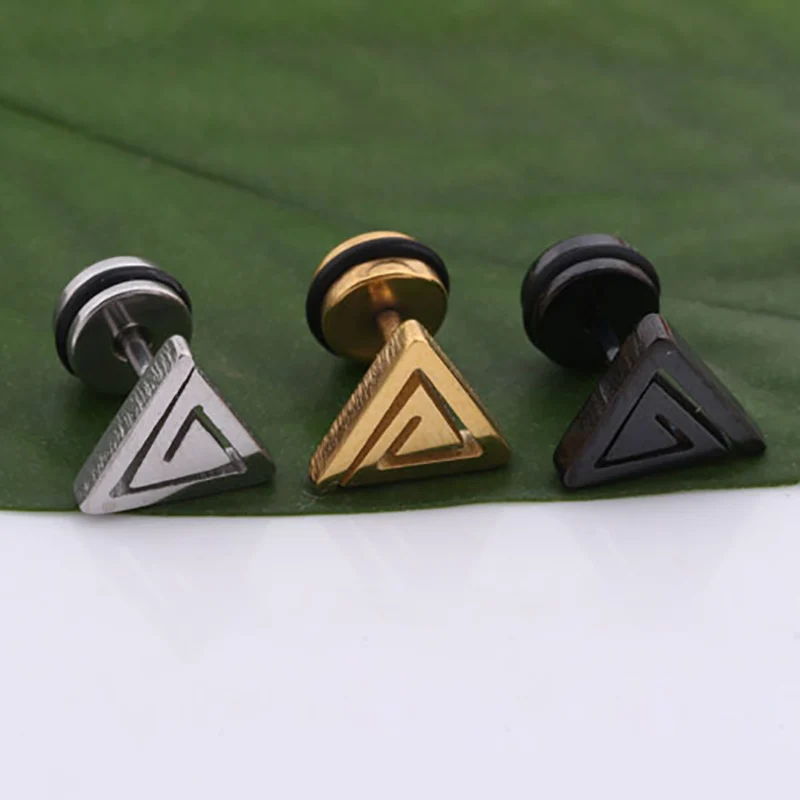 Серьги женские трехмерные из титана нежные гипоаллергенные небольшие свадебные