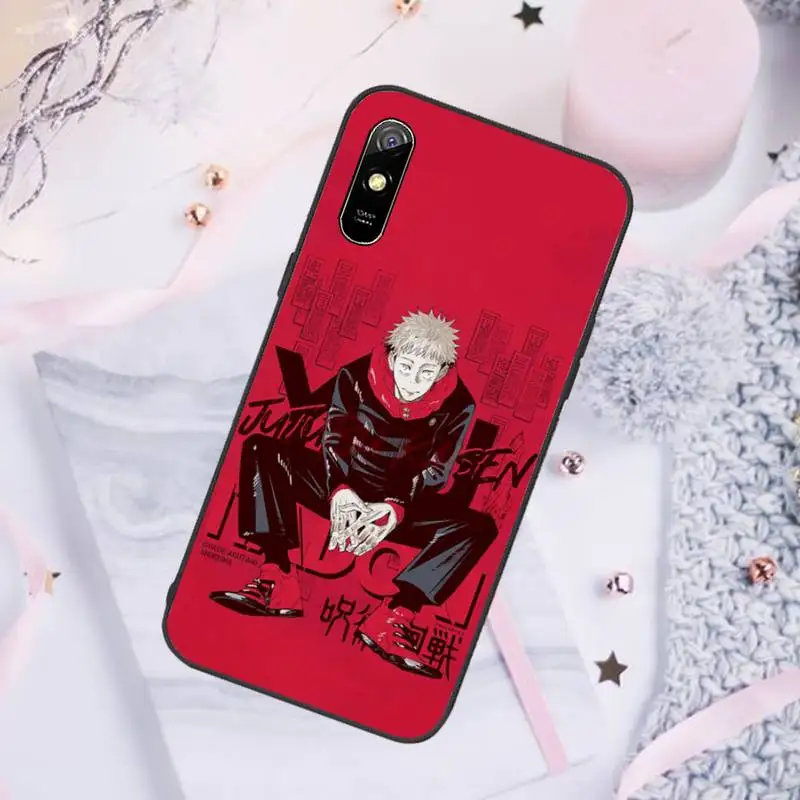 

Jujutsu Kaisen Anime Phone Cases For Xiaomi Redmi note 7 8 9 pro 8T 9A 9S Mi Note 10 Lite pro
