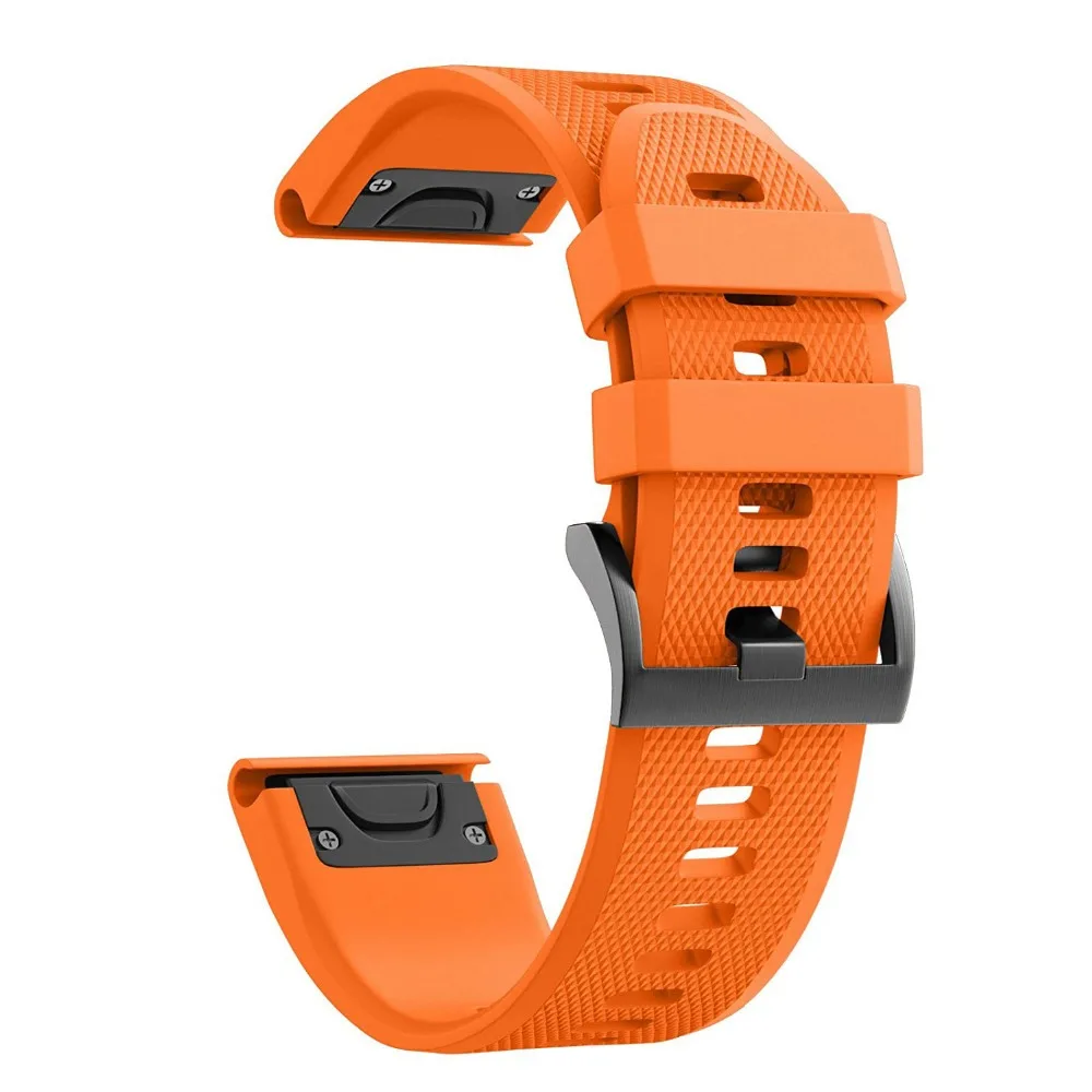 26 22 20 мм ремешок для часов Garmin Fenix 5X 5 5S Plus 3 3HR D2 S60 часы Quick Release силиконовый Easyfit |