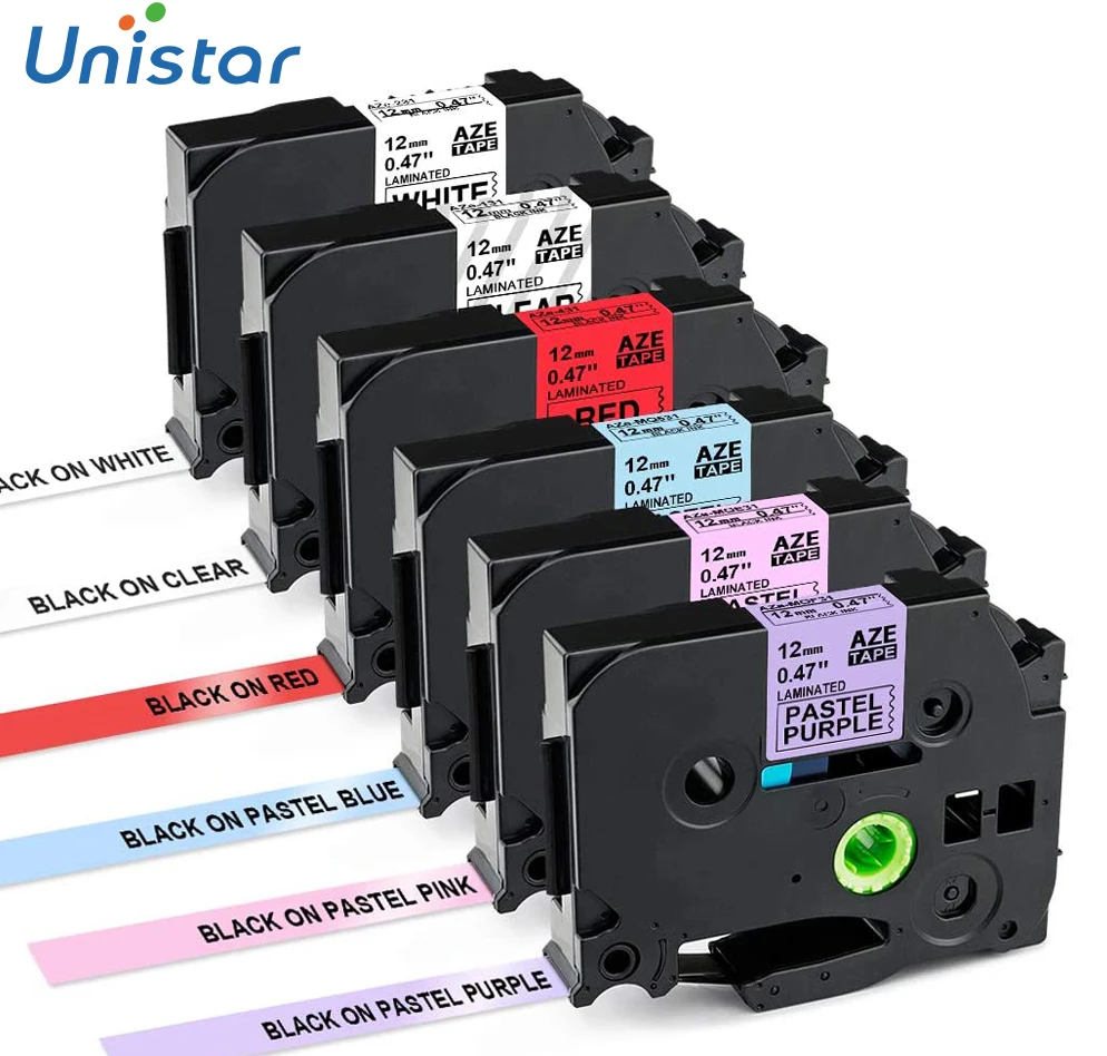 

Unistar лента для этикеток, совместимая с Brother 12 мм, фотосессия, Φ/MQE31/MQ531