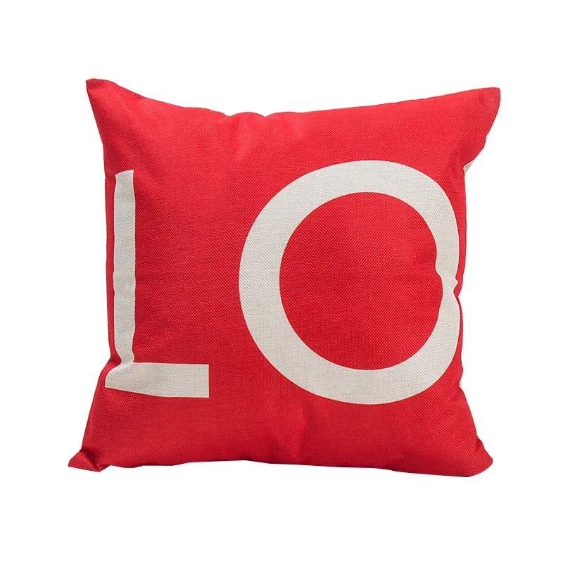 

19 New Valentine's Day Pillow Modern Simple Quality Creative Personality Love Throw Pillowcase