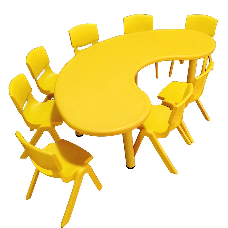 Детские игрушечные столы и стулья, пластиковые игровые столы, подъемные Обучающие столы. белые письменные столы классика