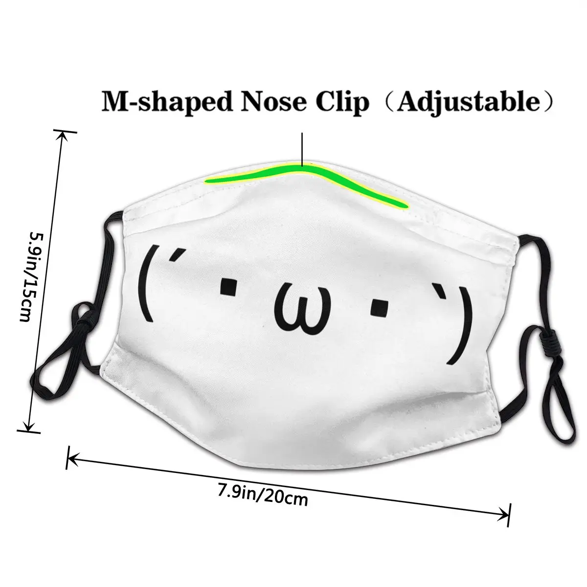 Emoticon Japanese Kaomoji Non-Disposable Face Mask Cute PM2.5 Anti Haze Dustproof Protection Cover Respirator Mouth Muffle | Красота и