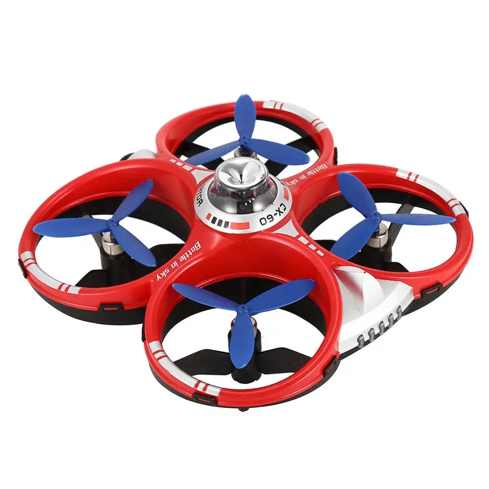 

[Распродажа] CX-60 AIR Dominator 2,4G 4CH 6-осевой гироскоп Mobile WIFI RC инфракрасные боевые дроны-красный + синий (2 шт.)