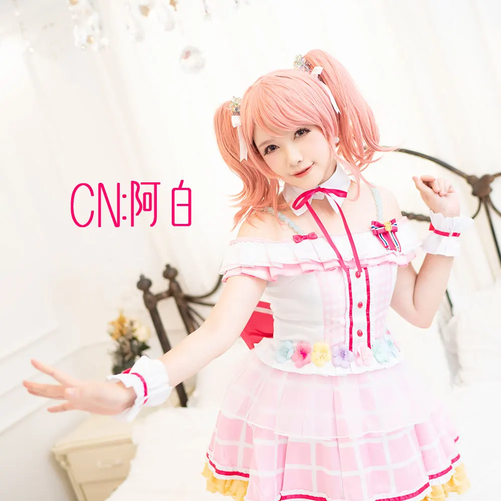 CGCOS Косплэй костюм Bang Dream! Пастельные* палитры мечта осветить Aya Maruyama платья одежда Униформа CG536