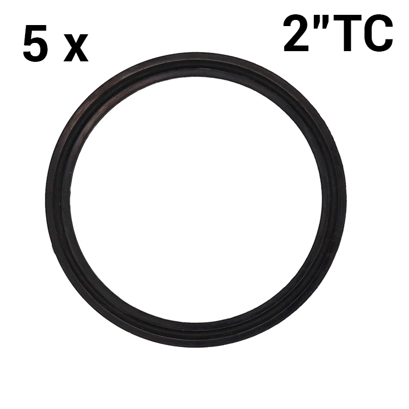 2 &quotтройной зажим черная прокладка EPDM 5 шт./лот пищевая высокотемпературная