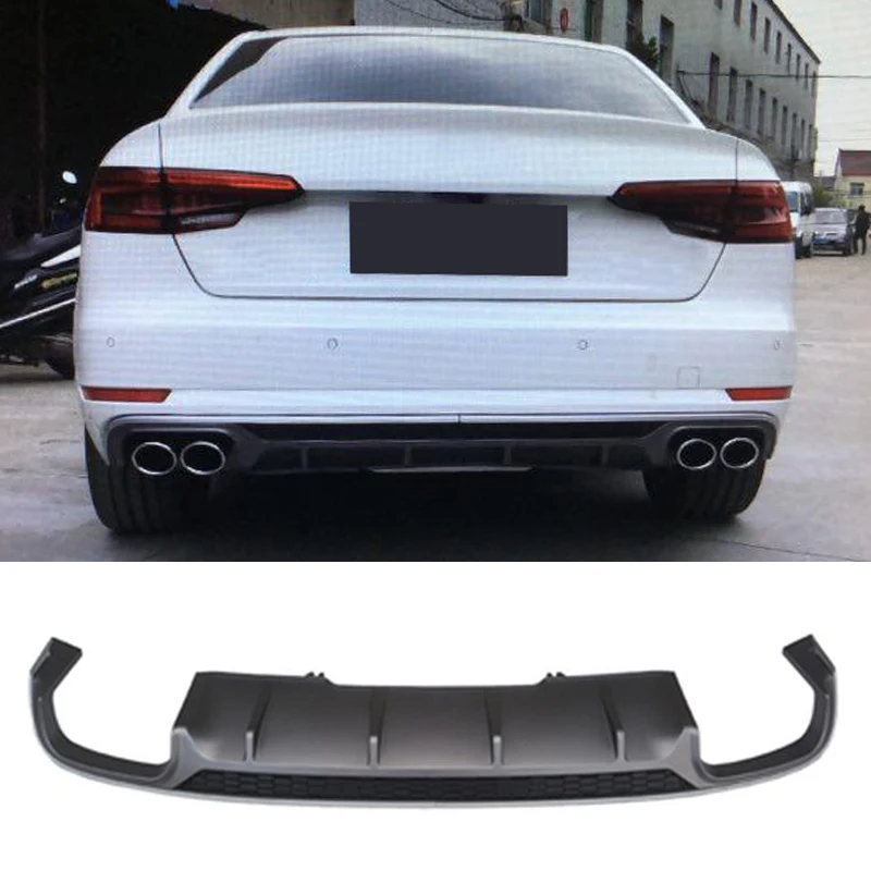 Диффузор для заднего бампера A4 Audi Sedan Standard 4 Door 2017 2019 PP задний диффузор