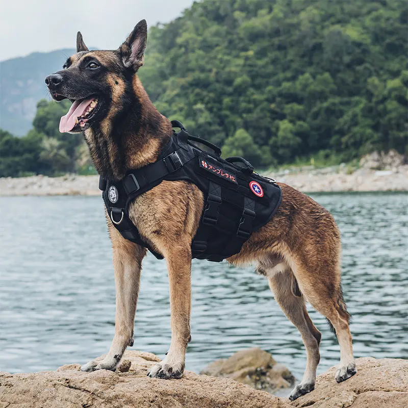 Шлейка для собак OneTigris X уничтожитель K9 с 3 ручками сверхпрочная жилетка