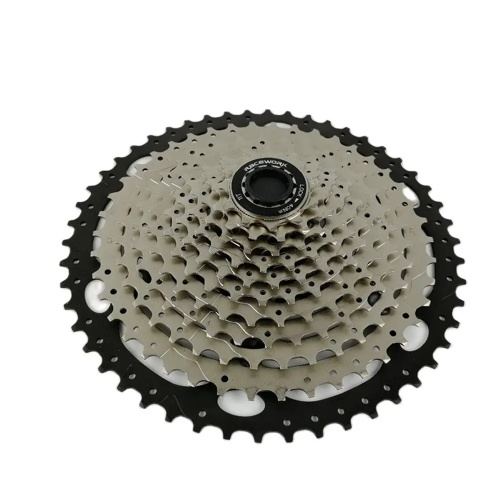 RACEWORK 50/52T 11 скоростная кассета широкий коэффициент MTB велосипед для shimmo