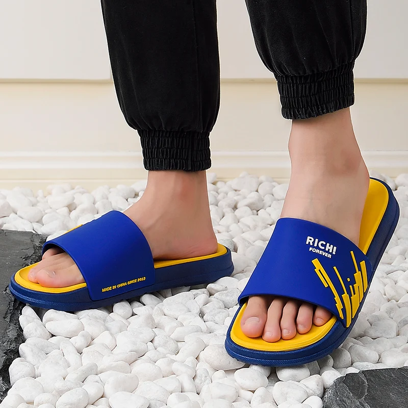 ASIFN мужские шлепанцы летние модные пляжные женские домашние сандали для ванной |