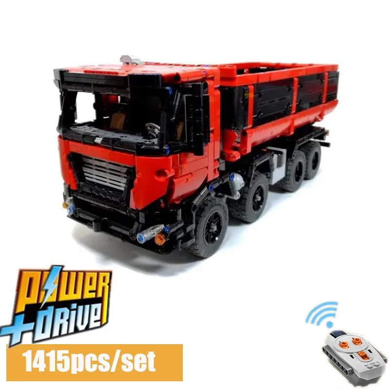 2019 Новый moc дизайн серии Мощность функции посадки LeGINGlys MOC 19929 8х4 самосвал